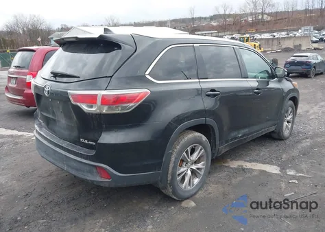 2015 Toyota Highlander Xle V6 from USA, damaged, VIN 5TDJKRFH7FS105088